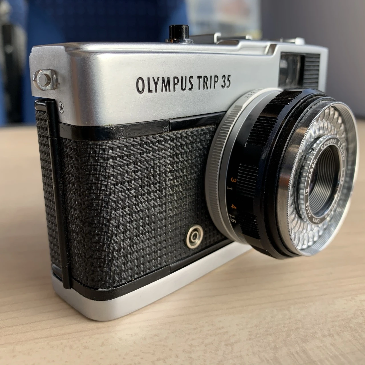 An Olympus Trip 35 Film Camera