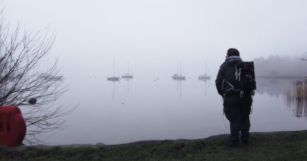 A picture of Mike Chesworth overlooking Lake Windermere.